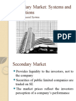 Secondary Market: Systems and Regulations: Indian Financial System
