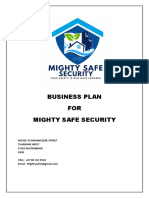 Mighty Safe Security Business Plan