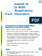 NCM 112 Lesson 5 Management of Patients With Upper Respiratory Tract  Disorders