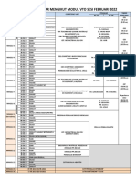 Jadual Vto Feb 2022