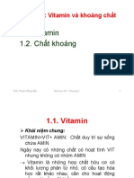 Chương 1: Vitamin và khoáng chất