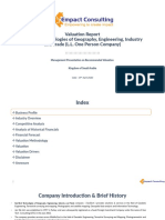 Valuation Report Geotech Technologies of Geography, Engineering, Industry and Trade (L.L. One Person Company)