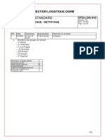 Standard Log 010 - 00 - Degazage - Nettoyage