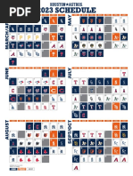 2023 Houston Astros Schedule