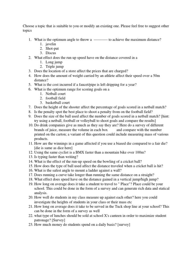 Science Fair Project Topics For 5th Graders