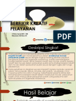 BERPIKIR KREATIF DALAM PELAYANAN PUBLIK