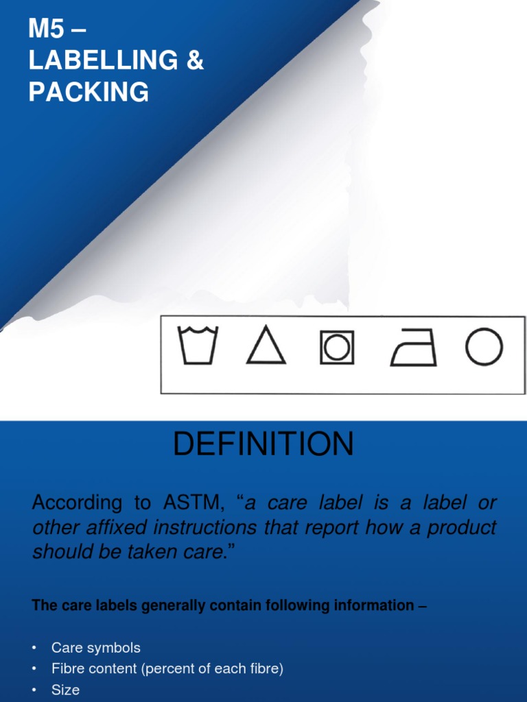 Guidelines for Effective Garment Labelling, Packaging, and Packing