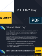 R U Ok? Day: by Adrian, Ivan, Matthew and Kailash