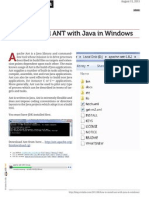 How To Install Ant With Java in Windows
