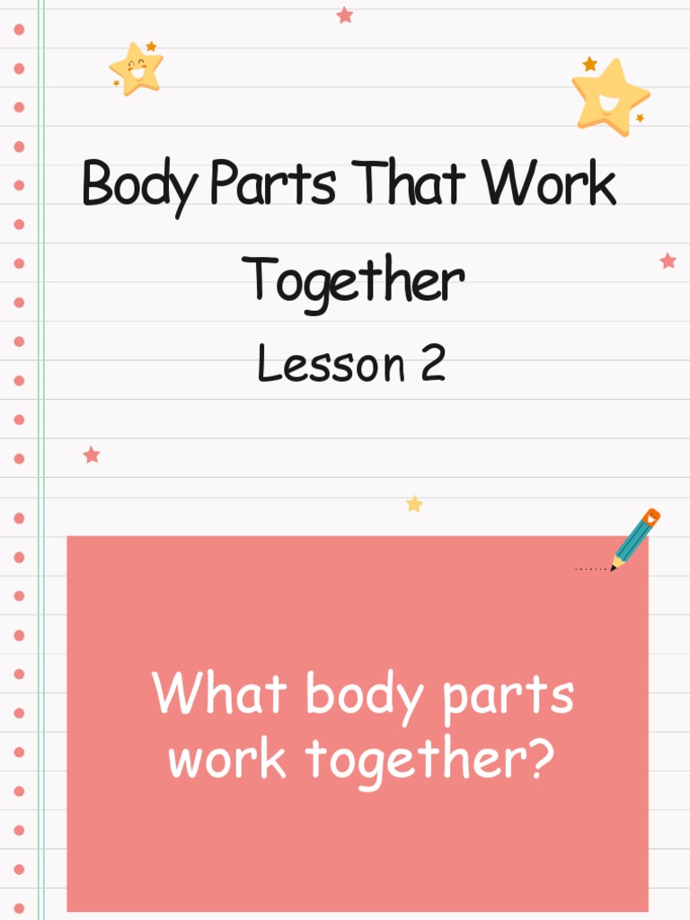 Body Parts That Work Together PDF