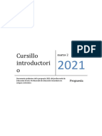 Cursillo Introductorio 2021