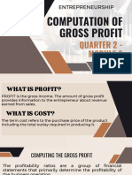 Computation of Gross Profit