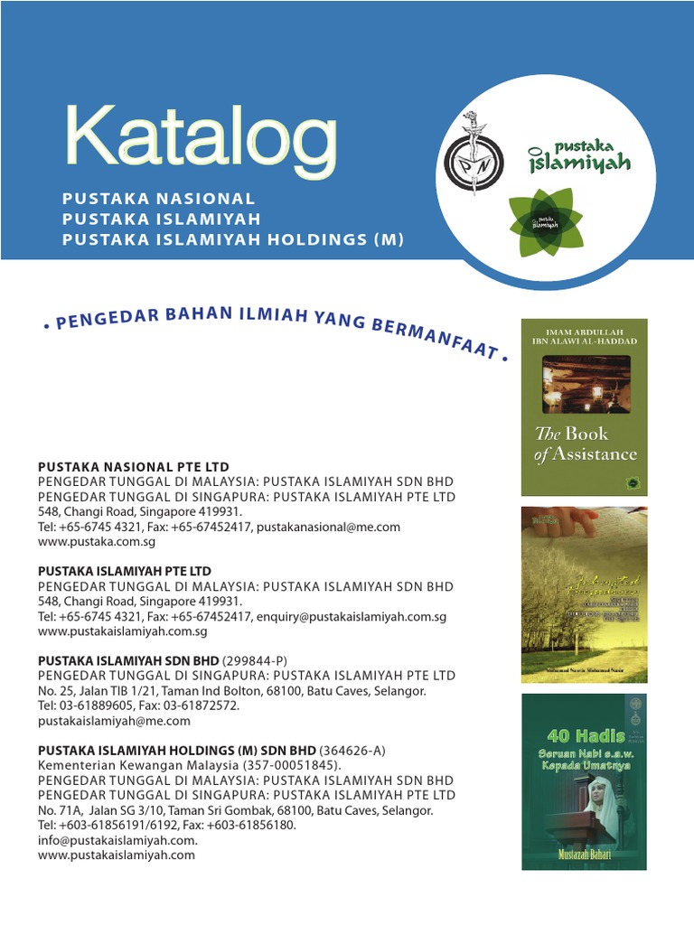 Katalog: Pustaka Nasional Pustaka Islamiyah Pustaka Islamiyah Holdings ...