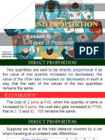 Ratio and Proportion Types Explained