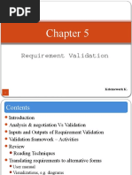 Chapter 5 - Requirement Validation