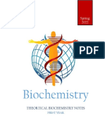 Biochemistry: Spring 2022