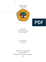 Laporan Praktikum Cad Cam: Disusun Oleh: Ahmad Saddam Nasyrullah NBI: 1422000104