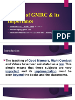 History of GMRC & Its Importance in Education
