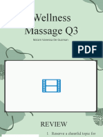 Wellness Massage Sop