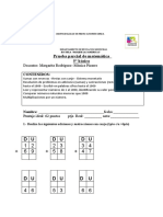 Prueba Matematicas 5to Año N.E