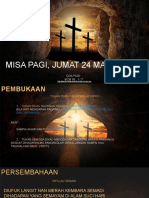 Misa Pagi Jumat 24 Maret 2023