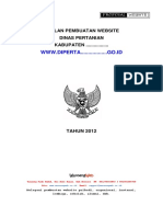 WWW - DIPERTA.................. GO - ID: Usulan Pembuatan Website Dinas Pertanian KABUPATEN ................