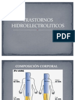 ALTERACIONES HIDROELECTROLITICAS