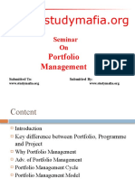 MBA Portfolio Management