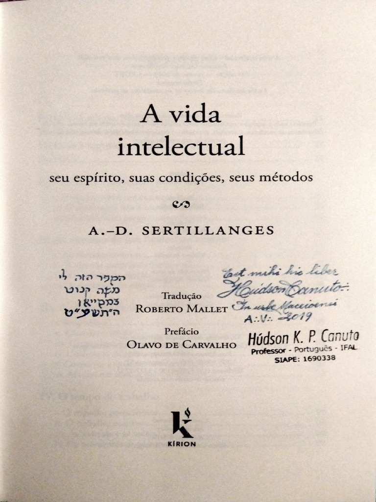 Estilo - Vida Intelectual - Sertillanges | Download grátis PDF ...