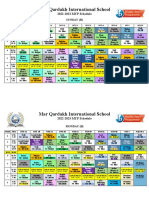 Mar Qardakh International School: 2022-2023 MYP Schedule