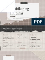 Panitikan NG Pilipinas: Filipino 2