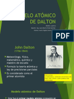 Modelo Atómico de Dalton: Materia: Química Maestro: Ing. Juan Alberto Pérez Sánchez Alumna: María Virginia Sotero Patiño