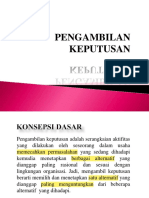 MEMPELAJARI PENGAMBILAN KEPUTUSAN