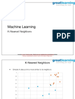 Machine Learning: K-Nearest Neighbors