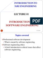 Introduction To Software Engineering