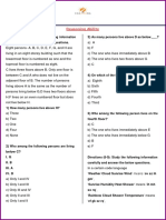 16th March Reasoning Test