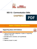 MS115 - Communication Skills: Master of Business Administration