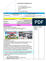 1-ACT. DE APRENDIZAJE COMUNICACION - 15 de Agosto (Cartel de Simulacro)