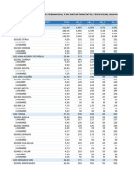 Bolivia: Estimaciones de Poblacion, Por Departamento, Provincia, Municipio, Segun Edades Simples Y Sexo GESTION 2017