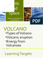 Earth and Space: Volcano, Climate and Constellation