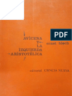 Bloch, Ernst (1966) - Avicena y La Izquierda Aristotélica