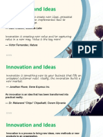 4 Innovation and Ideas