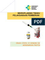 Mikroplaning Tingkat Puskesmas Pelaksanaan Pemberian Imunisasi Covid-19