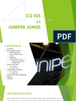 Cisco IOS vs Juniper JUNOS Fundamentals