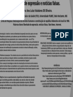 Liberdade de expressão e notícias falsas. (1)