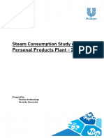 Steam Consumption Study Reveals Personal Products Plant Efficiency