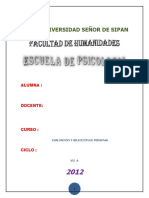 Diccionario de Comportamientos - EVALUACIÓN Y SELECCIÓN DE PERSONAL