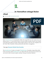 Khutbah Jumat - Ramadhan Sebagai Bulan Jihad