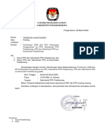 Komisi Pemilihan Umum Kabupaten Pangandaran: Tembusan: 1. Camat Padaherang 2. Arsip