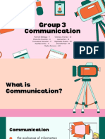 DIASS Group 3 Communication